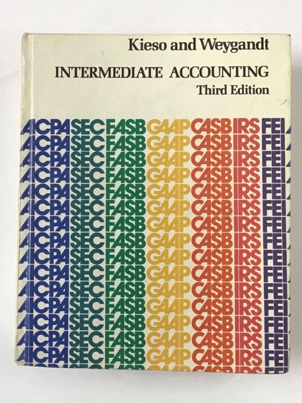 Intermediate Accounting Textbook Third Edition Hardcover Book Kaesong & Weygandt